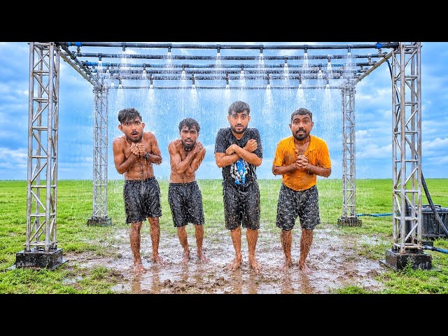 24 Hours Trapped Inside a Rain House