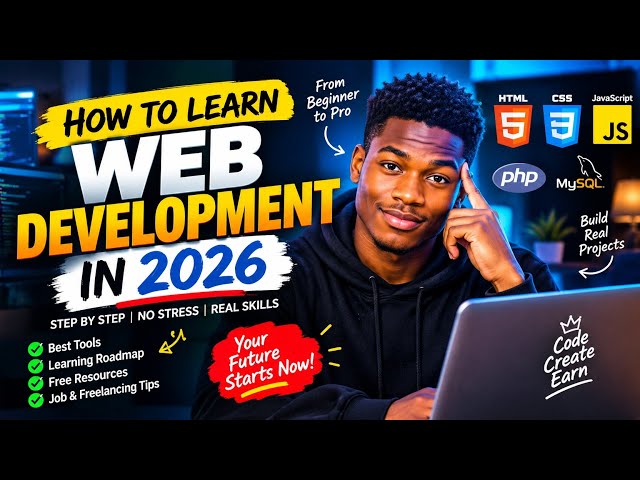 How to Learn Web Development in 2026 🚀 | Complete Beginner Roadmap  #WebDevelopment #WebDeveloper 
