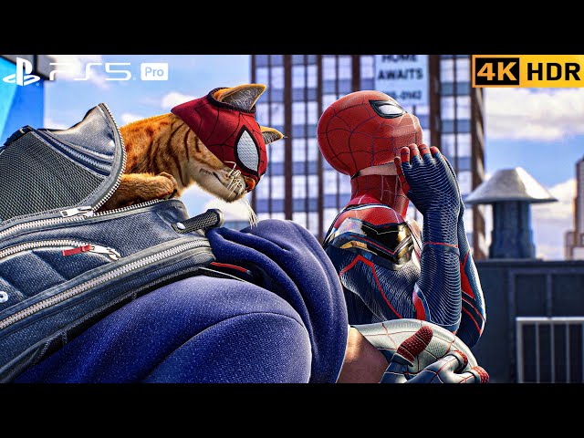 (PS5 PRO) Bodega Cat Teams Up with Hybrid Tom Holland to Fight Sandman | 4K HDR