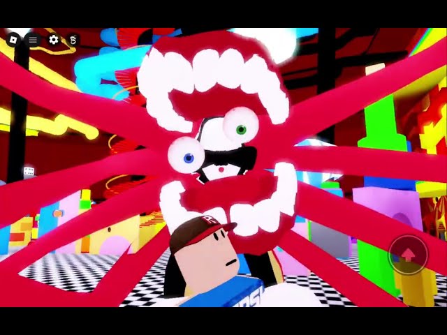 Experience the abstract scene from episode nine of Amazing Digital Circus in Roblox
