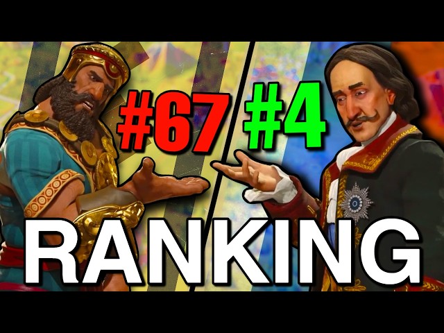 Civ 6's Most Overrated (And Underrated) Leaders - 2026 Tier List
