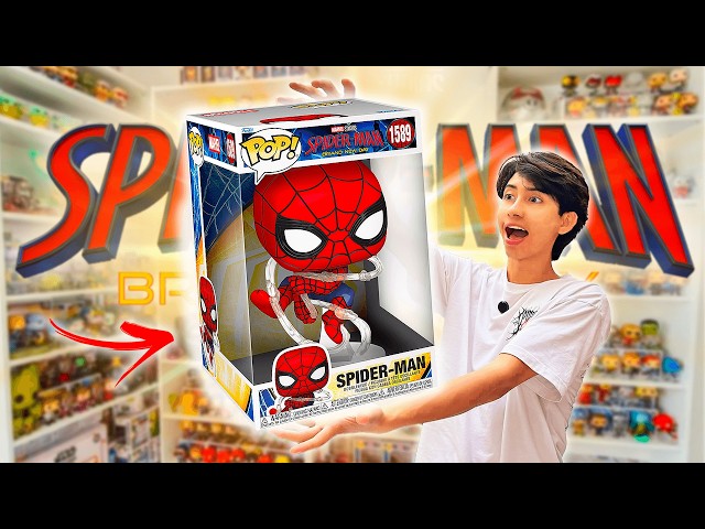 I GOT THE GIANT SPIDER-MAN BRAND NEW DAY FUNKO POP! - IVANSPIDEY