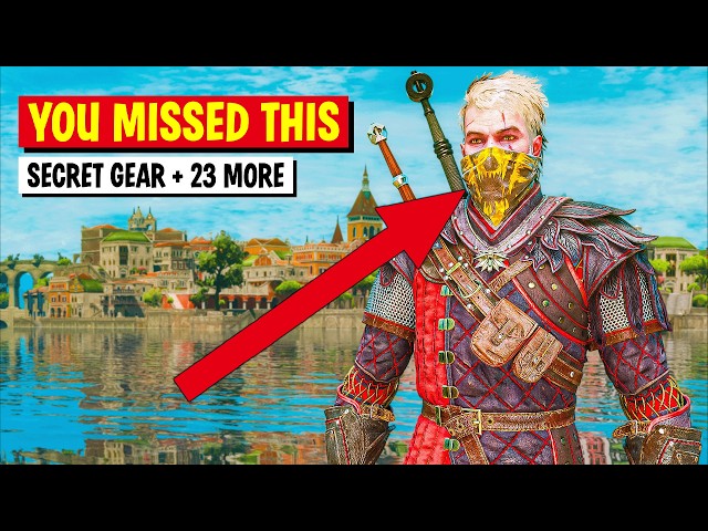 24 BIGGEST Differences, Secrets & Hidden Mechanics in Witcher 3 Remastered
