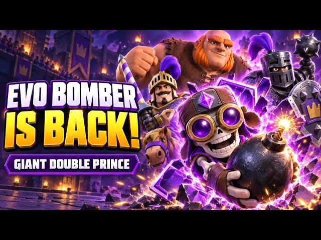 START PUSH FOR TOP LADDER! GIANT DOUBLE PRINCE - Clash Royale