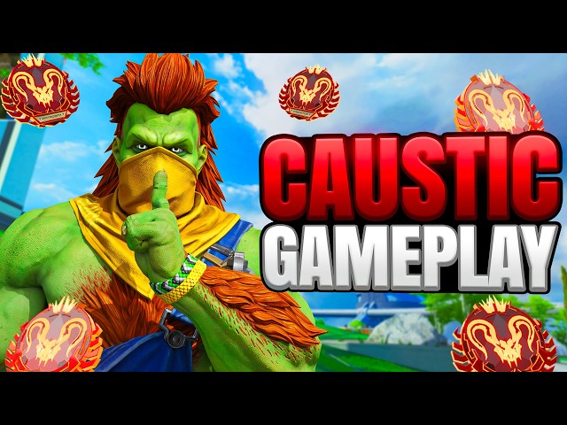 High Level Caustic Gameplay - Apex Legends (No Commentary)