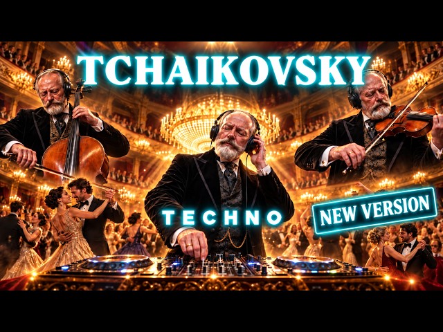 Tchaikovsky Classical Techno Experience NEW VERSION | Emotional Violin for Focus & Study