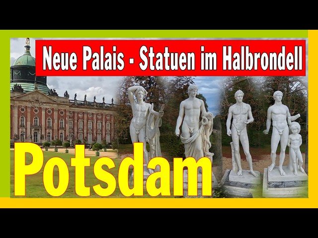 Antike Götter, Helden: Mythologische Programm am Neuen Palais. Skulpturen im Halbrondell - Berlin360