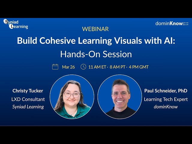 Build Cohesive Learning Visuals with AI: Hands On Session