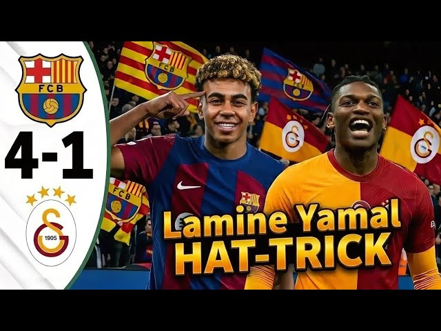 Barcelona vs Galatasaray 4-1 All Goals & Highlights | Football Highlights 2026