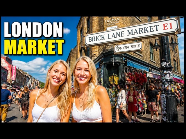 LONDON WALK 4K 🇬🇧 | Spitalfields Market, Brick Lane Market & East London Walk