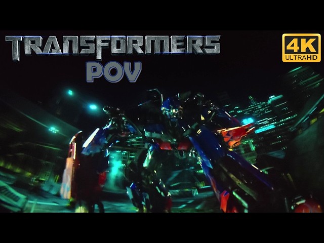 Transformers: Battle for the AllSpark POV (4K), Universal Studios Beijing Dark Ride | Non-Copyright