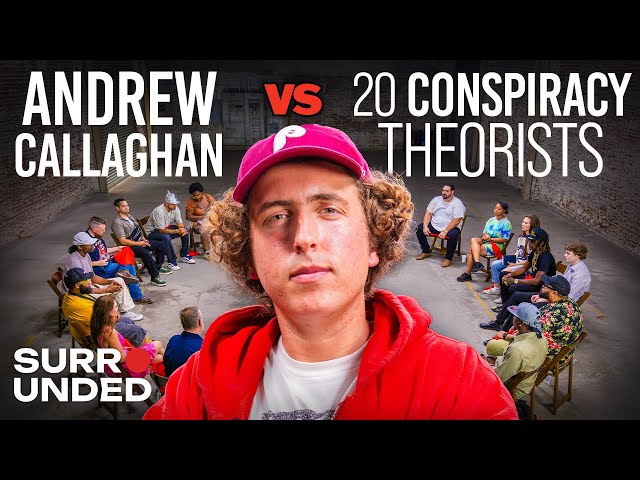 1 Journalist vs 20 Conspiracy Theorists (ft. Andrew Callaghan) | Surrounded