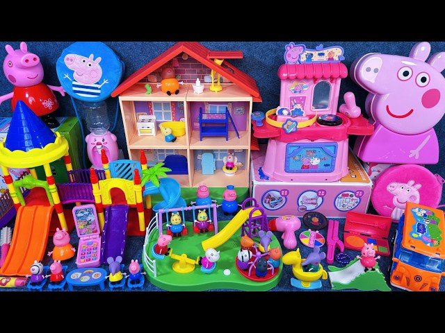 14 Minutes Satisfying with Unboxing Peppa Pig House & Family Playground Toy Set ASMR｜Review Toys