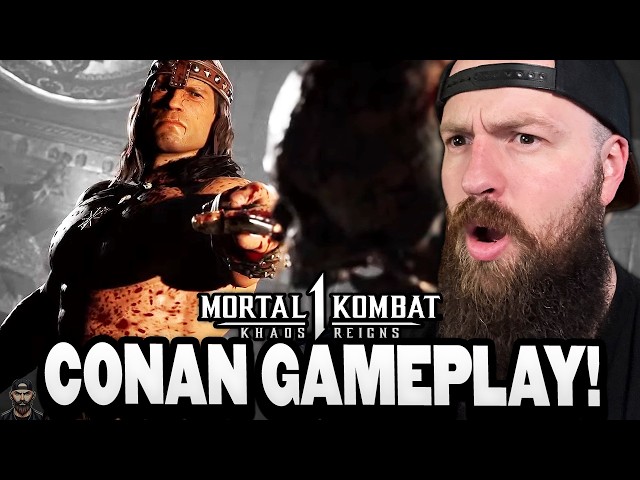 CONAN Actually Looks Cool!? Official Gameplay Trailer! [REACTION] | Mortal Kombat 1