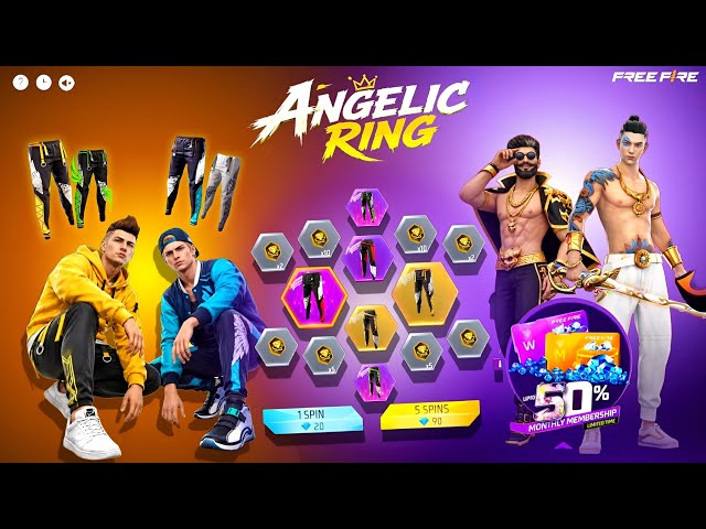Angelic Pants Return💥Membership 50% Off🤯🥳| Free Fire New Event | FF New Event