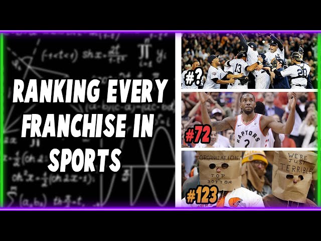 Using Math To Rank Every Team in the Four Major American Sports