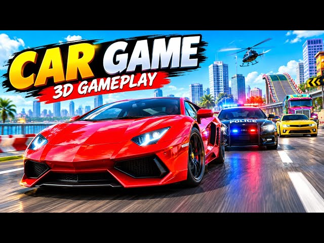 Kids' Cars - Toy 🚗 car games for 5-year-olds - Children's racing car - Toddlers' car Gameplay