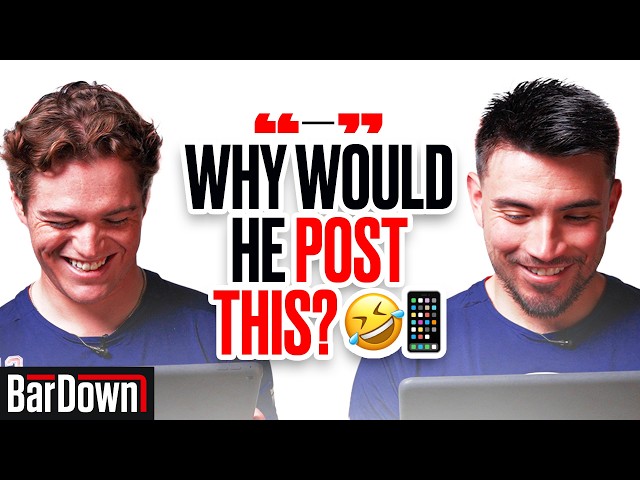 MONTREAL CANADIENS REACT TO THEIR OLD SOCIAL MEDIA POSTS!
