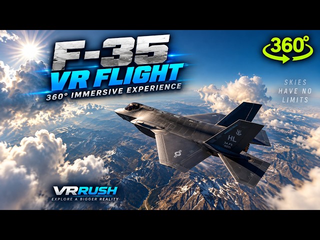 F-35 Fighter Jet Flight | Immersive 360° VR Experience