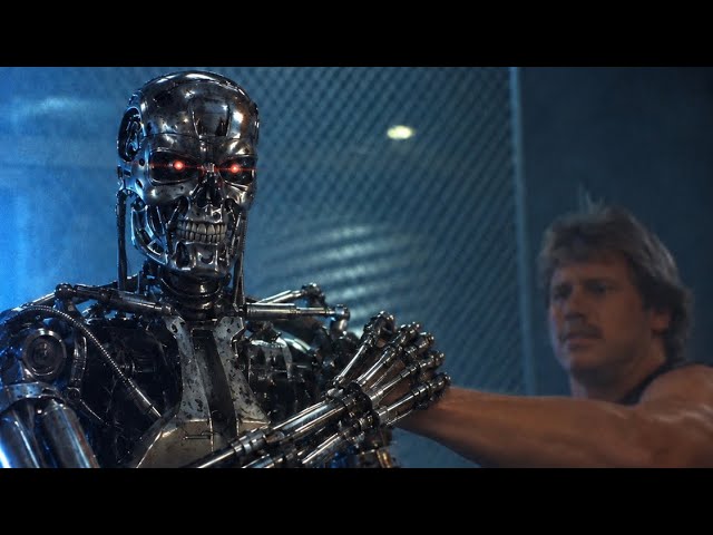 THE TERMINATOR (1984) — TECH NOIR SCENE | T-800 ENDOSKELETON