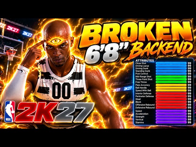 I Built The Most OVERPOWERED Backhand in NBA 2K27