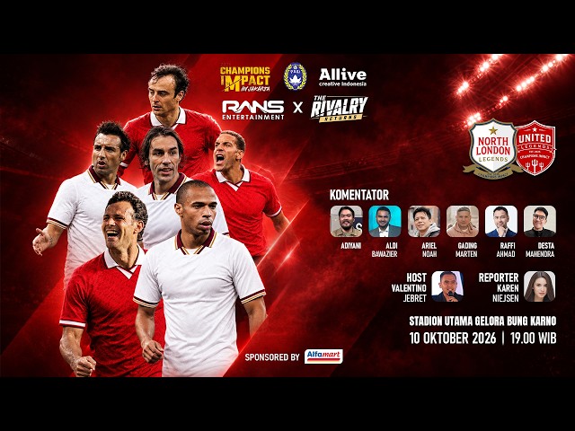 THE RIVALRY RETURNS | NORTH LONDON LEGENDS VS UNITED LEGENDS