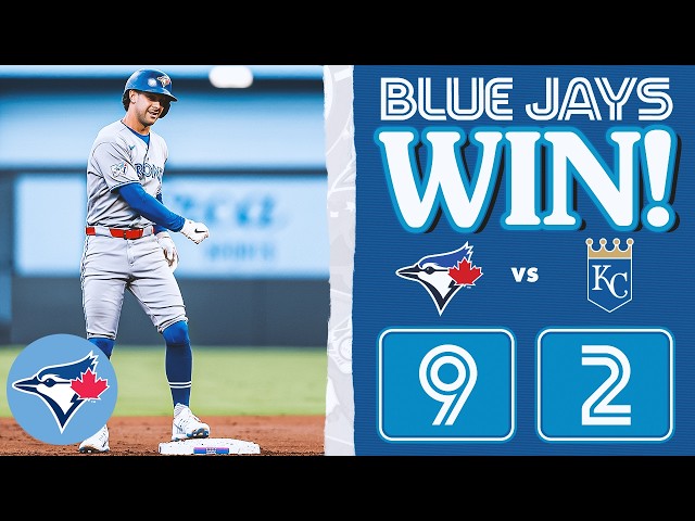 Blue Jays score early and often, rout Royals in series opener!