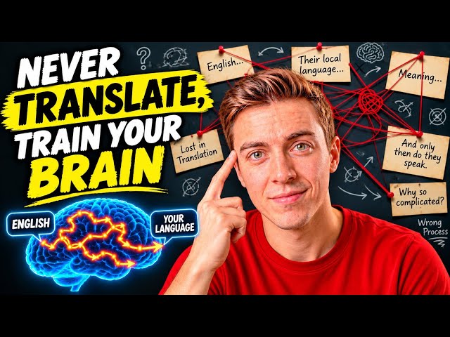 Translate is the Biggest Barrier to Fluency (here is Why) Train your brain ASAP