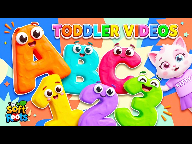 Preschool Learning activities for 3 year olds at home | Learn ABC Phonics Shapes Numbers Colors 🌈