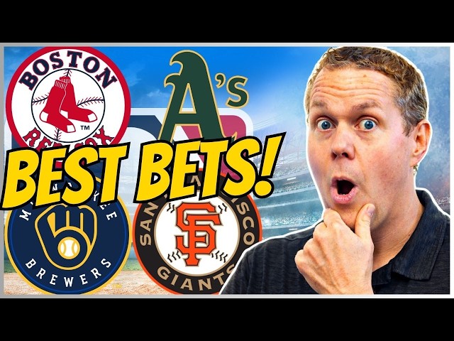 MLB Predictions Today! Red Sox vs Athletics + Brewers vs Giants
