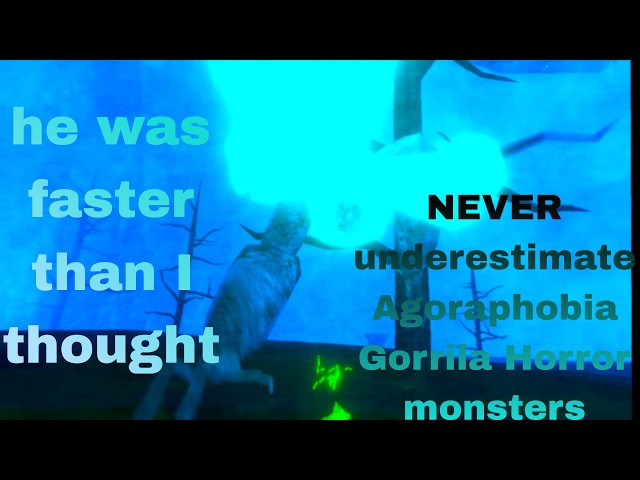 Agoraphobia made me afraid of big things 