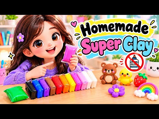 DIY Homemade Super Clay Without Glue | How to Make Super Clay at Home | DIY Craft Ideas #diy #craft