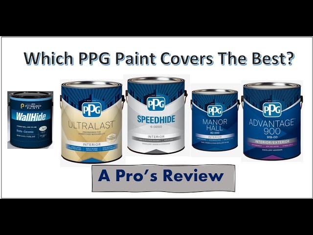 What PPG Paint Covers The Best: Review by Klappenberger & Son