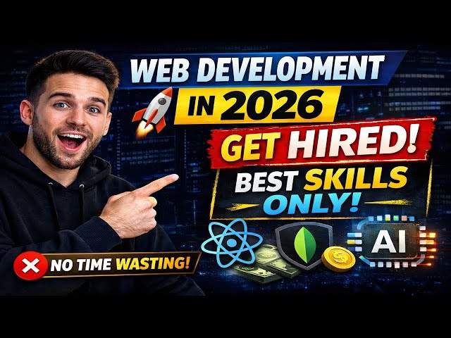 Web Development Roadmap 2026 😱 | From Beginner to Job-Ready