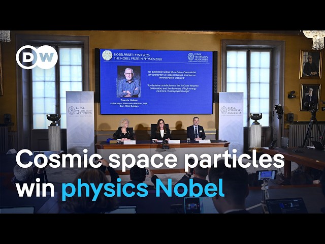 Belgian scientist Francis Halzen wins the Physics Nobel Prize for his work on neutrinos | DW News