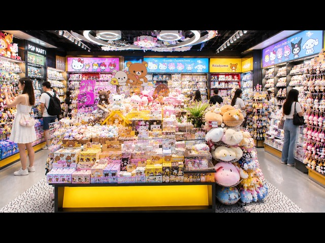 Shopping in China 🛍️ Inside Cute Toy & Kawaii Paradise! POP MART, Sanrio, Blind Boxes & Desserts 🇨🇳