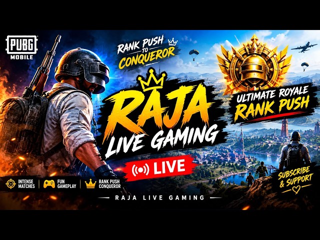 🔥 ULTIMATE ROYALE RANK PUSH 🔥 | Conqueror Ka Safar 🏆 | PUBG MOBILE LIVE