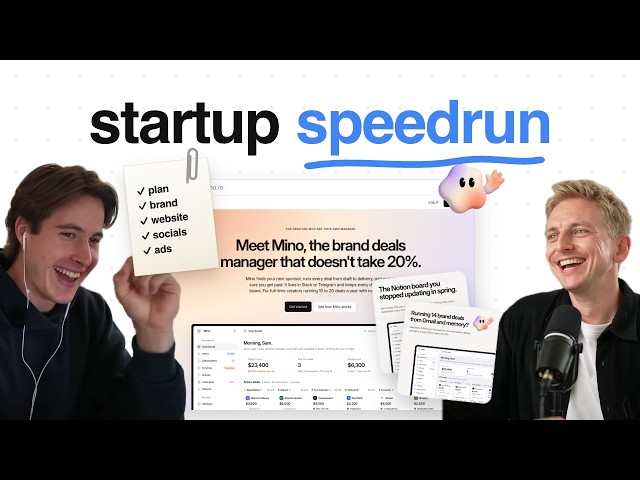 we built a whole company with Claude in an hour lol (Startup Speedrun Ep. 1)