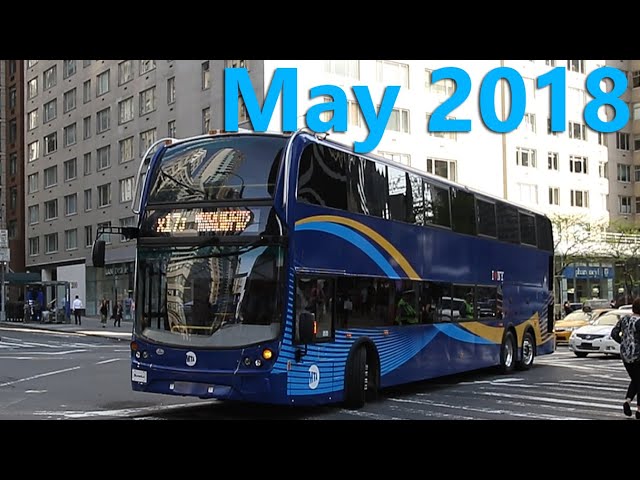 May 2018 Buffing - Double-decker Staten Island Express Demo Bus, Jamaica Line Track Work, & More!