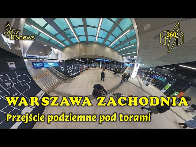 Warszawa Zachodnia Station. Underpass under the tracks. Opening. Station.