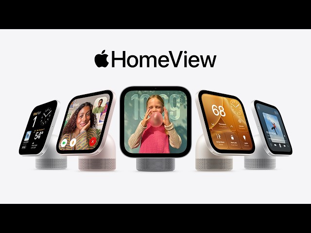 The new Apple HomeView: Keep the whole home connected, entertained, and in the know.