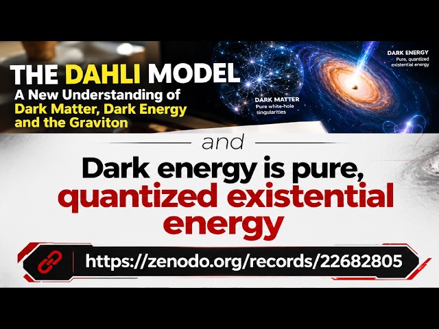 Dark energy is...... (  pure, quantized existential energy )