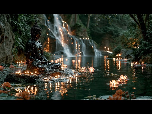 Buddhist Meditation Music For Inner Peace - Deep Zen Relaxation & Healing Lotus Water