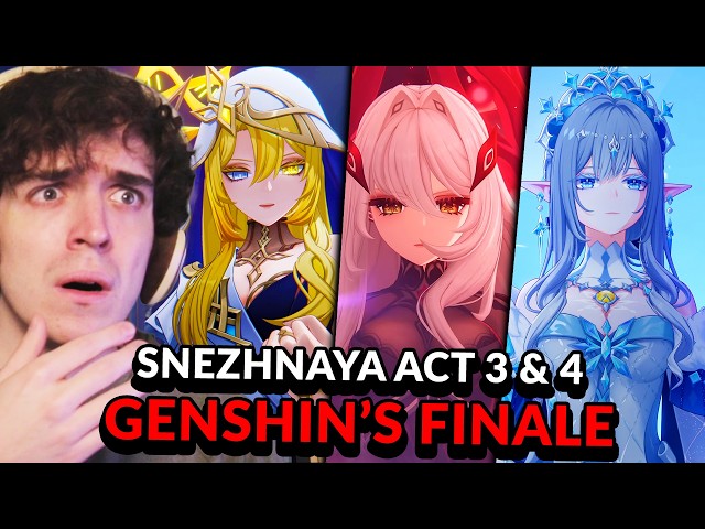 Genshin's GREATEST Quest... Snezhnaya Act 3 & 4 Archon Quest 7.1 FULL REACTION Genshin Impact