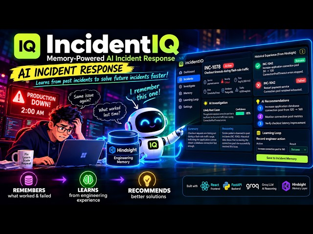 IncidentIQ | AI Incident Response Agent with Hindsight Memory
