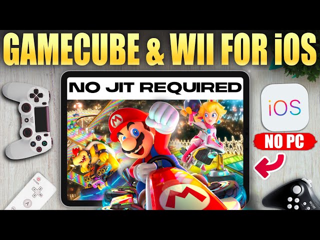 PLAY GameCube & Wii on Your iPhone WITHOUT Dolphin JIT in 2025!