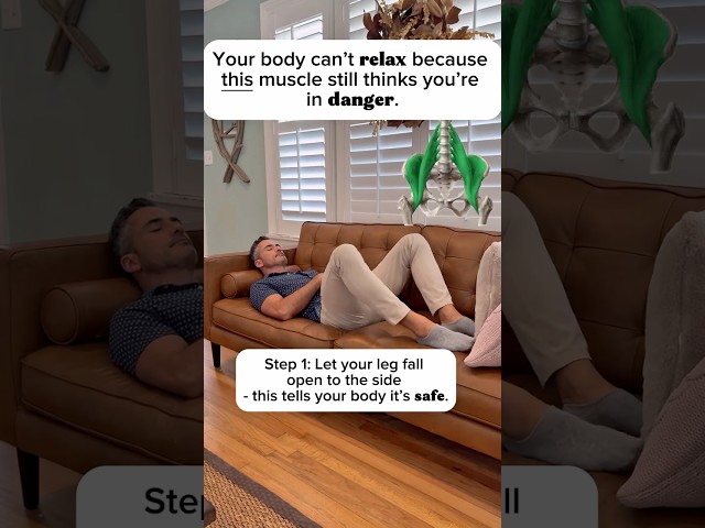 The Hidden Muscle Keeping Your Body Stuck in Stress Mode 😳 (Psoas Release)