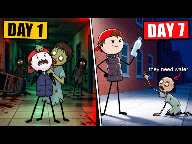 What If Zombies Followed Real Science Day By Day (Animated)