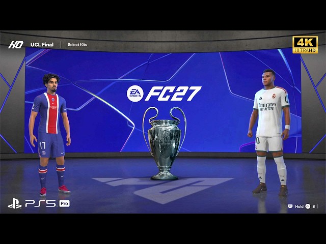 EA SPORTS FC 27 | PSG vs Real Madrid | UCL final 26/27 gameplay | PS5 pro | 4K HDR