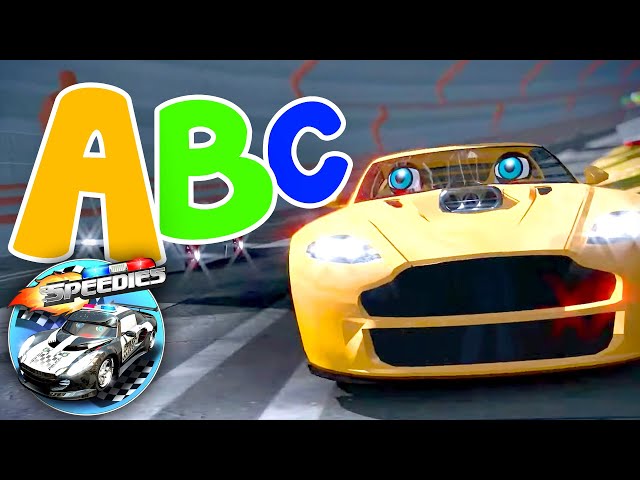 ABC Song | Preschool Learning Videos | Learn abc with Cars | Nursery Rhymes | Kids Songs - Speedies